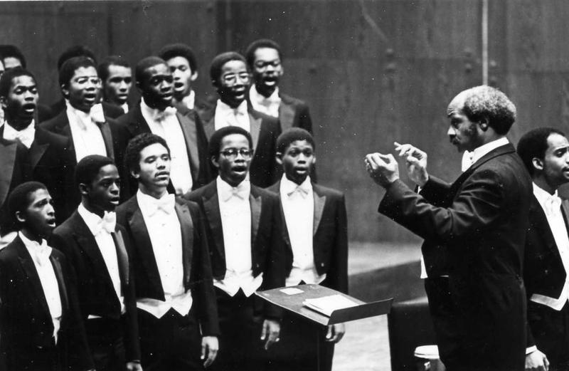 The Morehouse Glee Club with Wendall Whalum, circa 1981